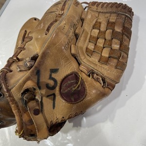 Dave Roberts Game Used MLB Baseball Glove Astros Tigers, Modified LH Pitcher