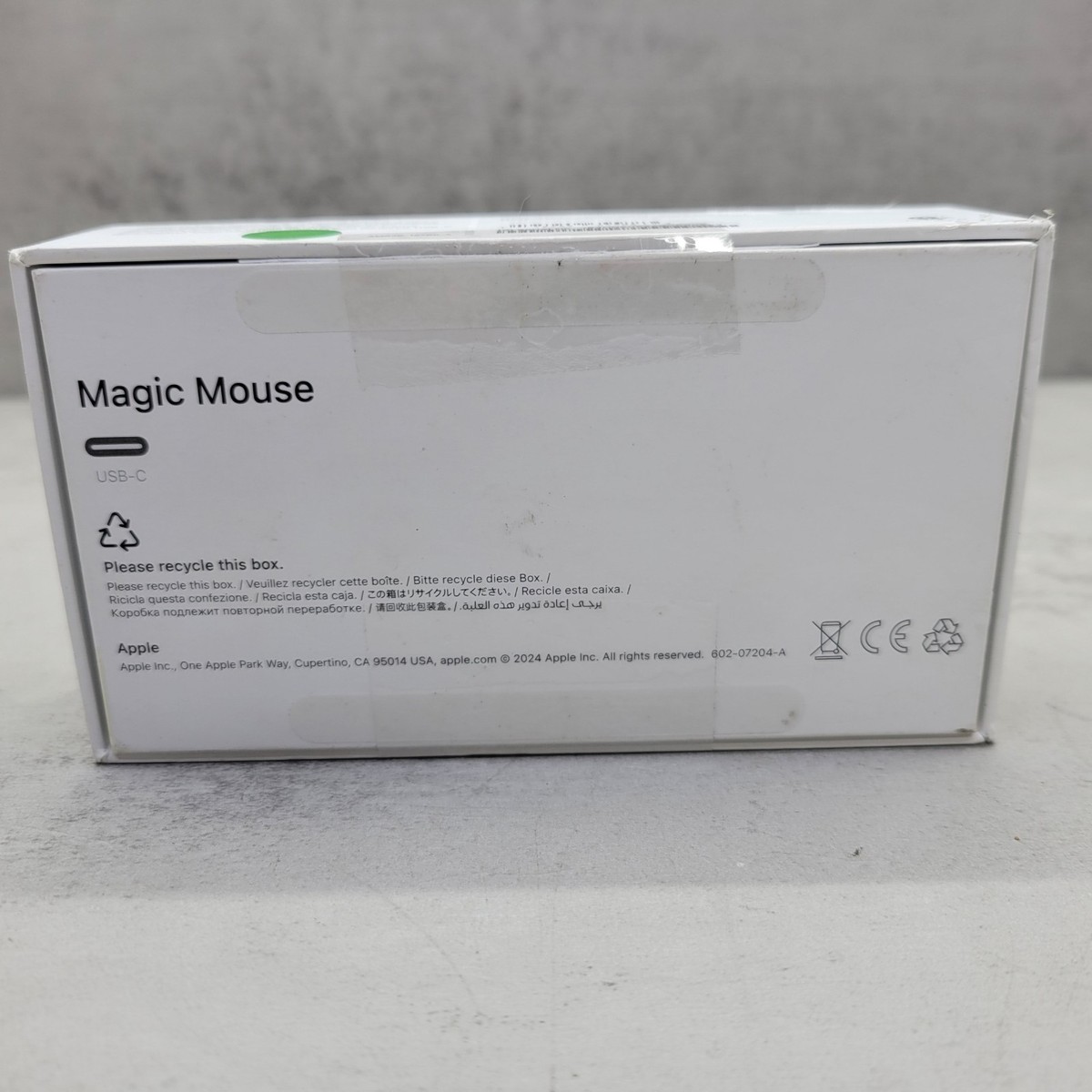 Apple Magic Mouse Multi-Touch Surface USB-C ​​​​​​​White (MXK53AM