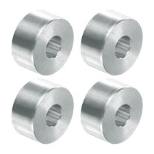 4pcs Aluminum Spacer 3/8" Bore x 1" OD x 1/2" Length Screw Standoff Bushing New
