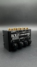 Rolls MX42 Stereo Mini Mixer 4-Channel Passive RCA Mixer Tested Working