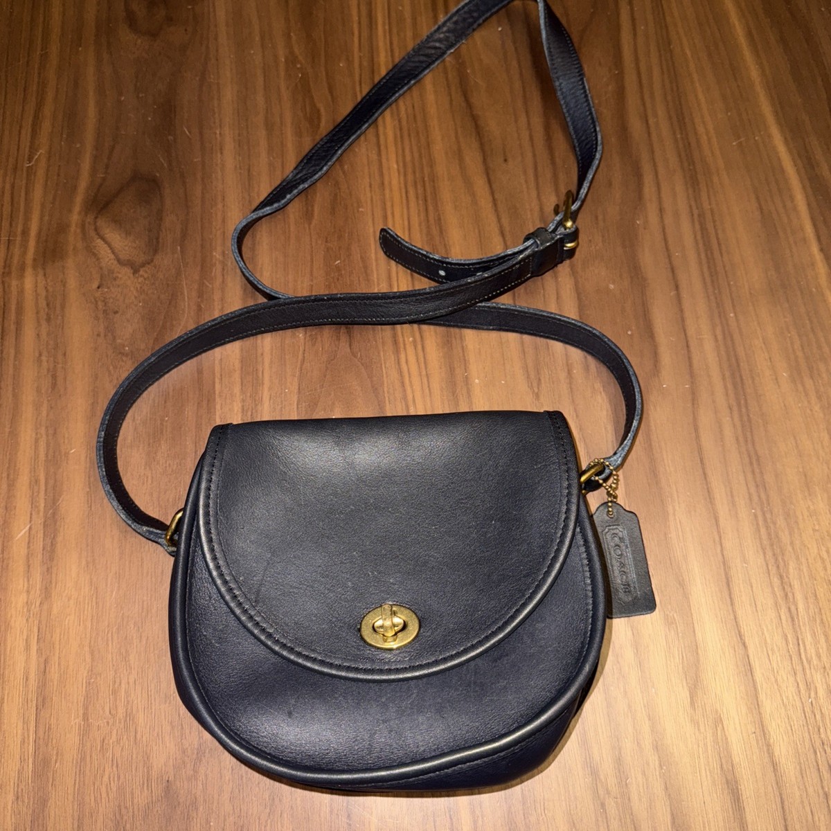 Vintage Coach Watson 9981 Blue Crossbody Shoulder Bag United
