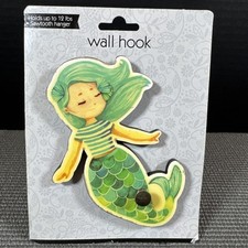 Mermaid Wall Hook NEW w/ Sawtooth Hanger
