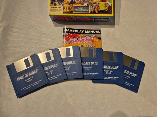 Bump 'N' Burn by Grandslam - Commodore Amiga Very Rare - Photo 5/5