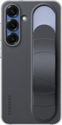 Samsung Standing Grip Case Galaxy S25 schwarz mit integriertem Stand 