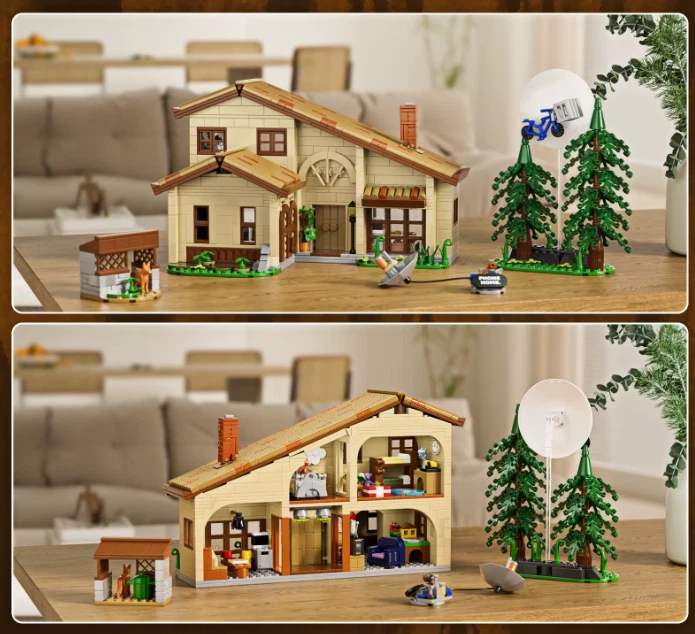 NEW MOC Design E.T. Building Blocks Set ET House Set Architecture Blocks Set - Image 3 of 4