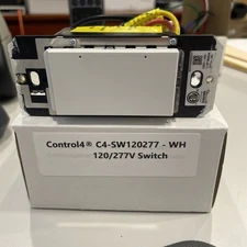 Control4 Wireless Switch - White (C4-SW120277-WH) Contemporary 