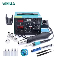 YIHUA 862D++ Soldering Station 750W Hot Air Rework Station Desoldering Rework