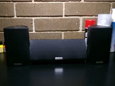 Polk Audio RM7 Satellite Speakers  Theater Surround Sound Left & Right /Center