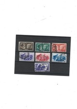 MUSSOLINI,HITLER 1941 REGNO FRANCOBOLLI FRATELLANZA D'ARMI, COMPLETA  di 6 FRANC