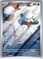 snover pokemon card - 010/193 - Paldea Evolved Art Rare Number Snover 140 from #MegaEvolution our