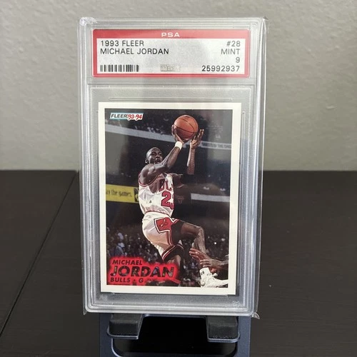 1993 Fleer Michael Jordan #28 PSA 9
