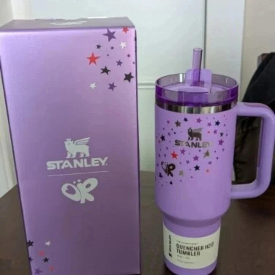 Stanley X Olivia Rodrigo - Stanley Flowstate Quencher H2O Tumbler 40 oz Purple - Image 2 of 2