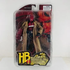 Wounded Hellboy Series II 7" Action Figure 1/12 Doll w/Samaritan & Handgun