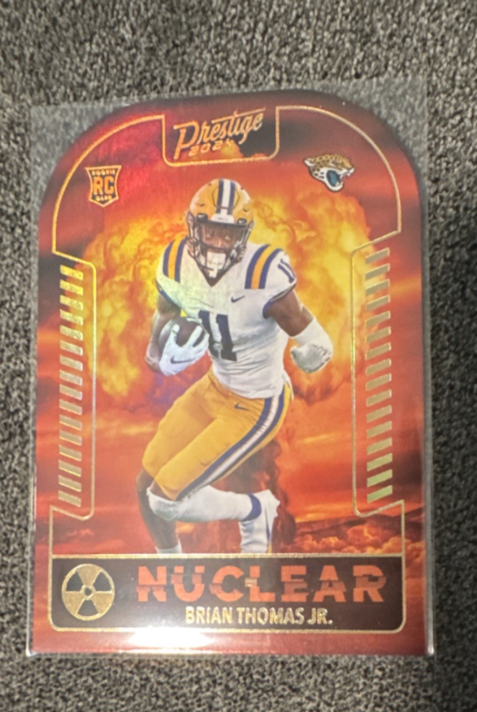Panini 2024 Prestige Nuclear Insert Rookie Brian Thomas Jr. Jaguars Card N-BTJ