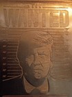 Rare Custom WANTED For President 2.7oz MK Mint Copper Donald Trump Card. 1/500 — photo 3