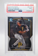 2023 Bowman #BCP-90 Braylon Bishop Chrome Prospects 1st - PSA 9