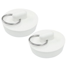 2 Pack Rubber Drain Stopper, Universal Bathroom Sink Stopper Bathtub Drain Pl...