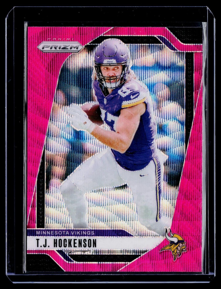 ポン。イ様 2024 Panini Prizm #188 T.J. Hockenson Pink wave | eBay