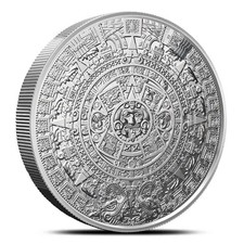 5 oz SilverTowne Aztec Calendar Silver Round (New) 74.85 per troy oz
