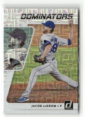 2021 Donruss #DOM2 Jacob deGrom Dominators Vector SP