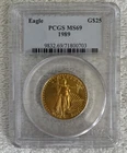 1989 $25 Gold Eagle PCGS MS69