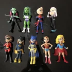 Lot of 9 Funko Rock Candy Marvel & DC Vinyl Figures Gamora Bay Girl She Hulk Etc