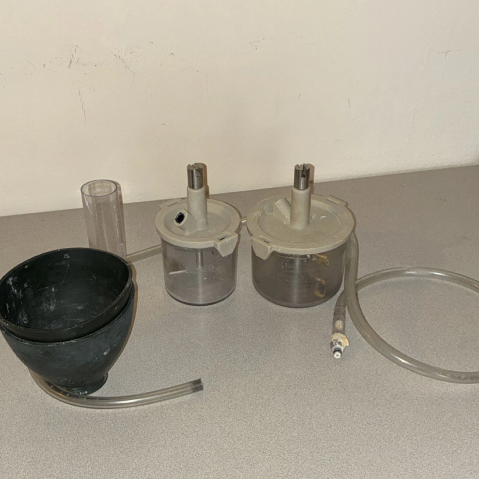 Whipmix mixing bowls with hose Graduated Cylinder went rubber bowls
Opens in a new window or tab