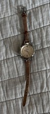 Fossil ES2830 Women's Tan Leather Analog Dial Watch Needs New Battery