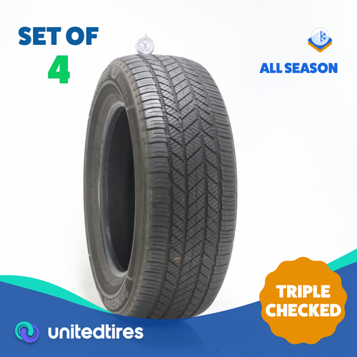 Set of (4) Used 255/60R18 Bridgestone Alenza AS Ultra 112V - 5.5-7.5/32 ...