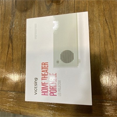 VicTsing Portable LED Home Theater Projector White USB HDMI VGA