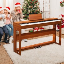 Glarry 88 Key Digital Home Piano for Beginner,Full Size Keyboard Bluetooth