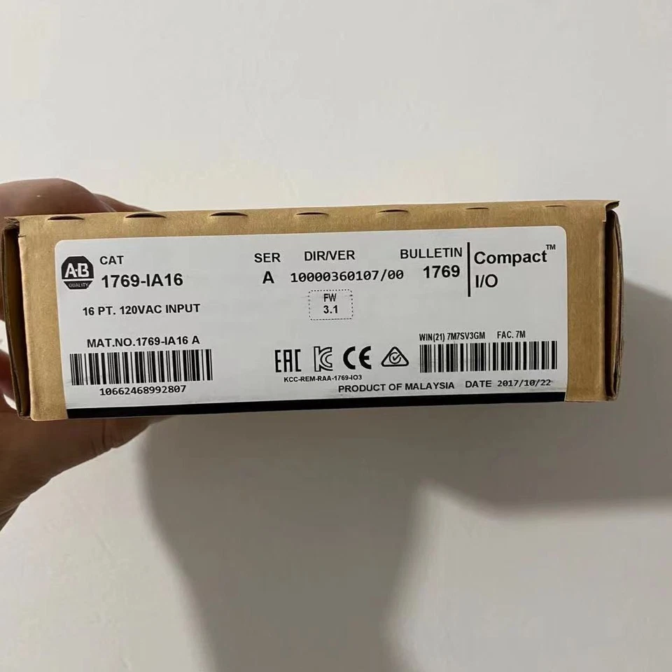 AB 1769-IA16 /A CompactLogix 16 Pt 120VAC D/I Module 1769IA16 US Free Tax - Image 2 of 4