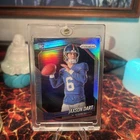 2025 Panini Prizm Silver Jaxson Dart (RC) #430 Football Giants VARIATION