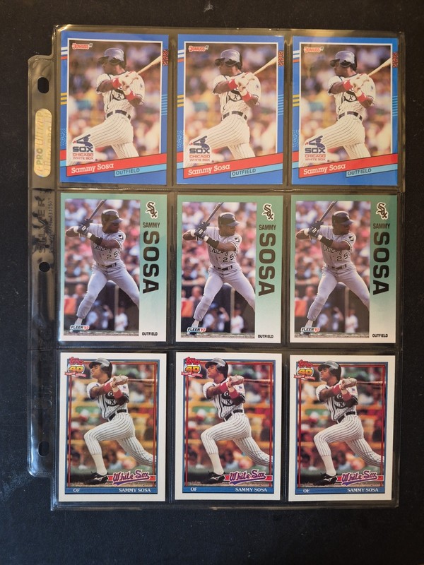 sammy sosa Baseball Card Lot