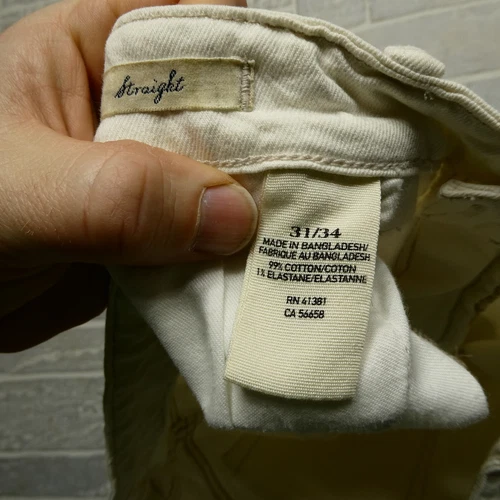 Denim + Supply Ralph Lauren Pants Size 31x34 Straight Leg Low Rise Stretch Waist - Picture 4 of 7