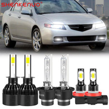 For Acura Tsx 2004 2005 2006 2007 2008 Led Hid Headlights Hilofog Light Kit