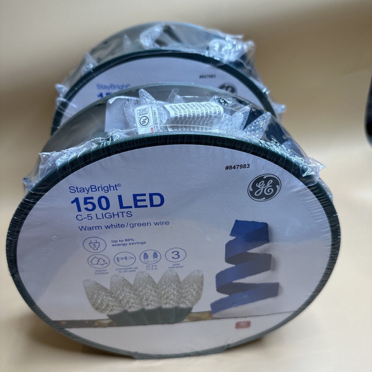 Ge Constant On Christmas Lights GE Energy Smart Warm White Mini LED