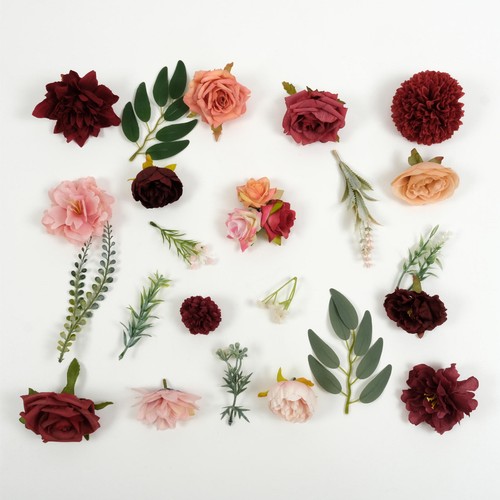 41 pz borsa con presa foglia fiore finta per bouquet fai da te composizione floreale - Foto 9 di 9