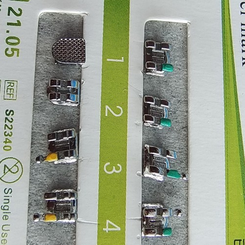 20Pks Dental Orthodontic Brackets Brace Mini Standard Edgewise Roth MBT 018 022 - Picture 8 of 101