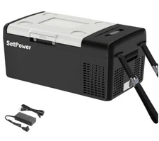 16QT  Portabl Car Refrigerator RV Electric Cooler  Outdoor  Camping Traval  Trip