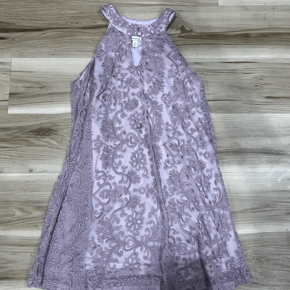 Francesca's purple 2025 lace dress