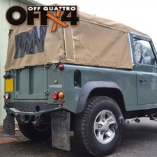 Full Soft Top per Land Rover Defender 90  / Colore Sabbia Cotone Canvas
