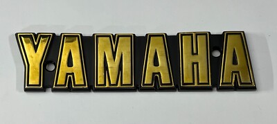 YAMAHA Tank Badge XS650 XS750 XS1100 1978 1979 1980 New Gold Metal
