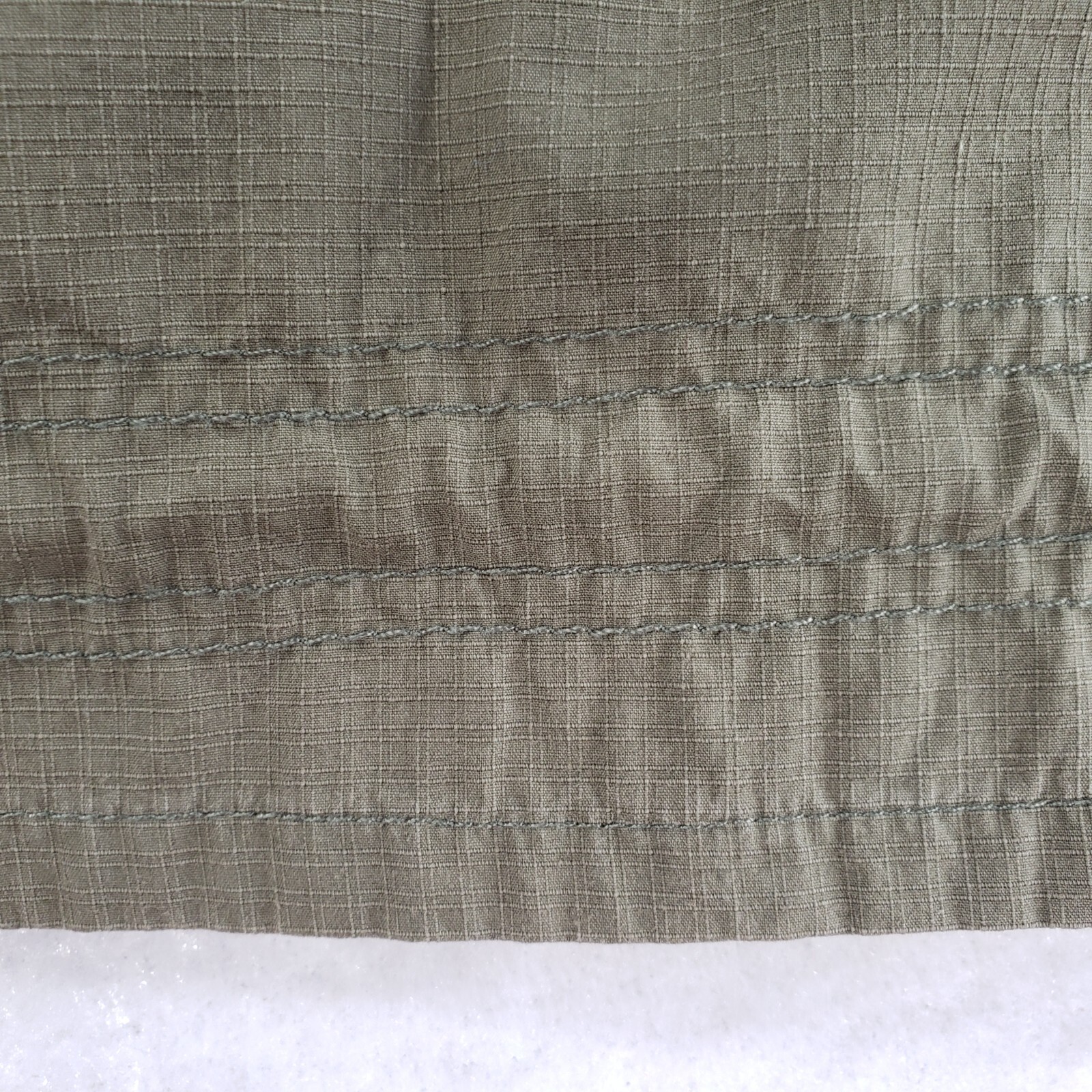 Roxy Cotton Utility Cargo Jacket Medium Hooded Ol… - image 7