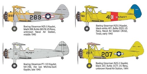 Roden 633 - 1/32 Boeing/Stearman PT-13 Kaydet Maßstab Kunststoff Modellflugzeug - Bild 2 von 12