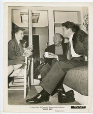 Burt Lancaster, Dorothy McGuire & Edmund Goulding in "Mister 880" Snapshot 20166