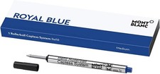 Montblanc Rollerball Capless System Refill M Royal Blue 124496   Pen...