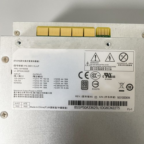For Lenovo P500 P510 P700 P710 Workstation Power Supply 650W - Picture 5 of 6