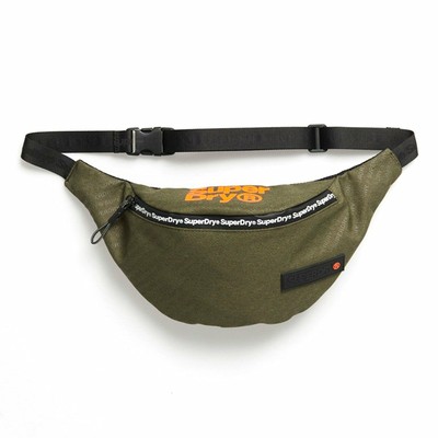 SUPERDRY FRESHMAN FESTIVAL BAG Dark Green Reflective