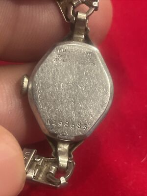 Vintage Bulova Ladies 10k Gold Bezel 1961 M1 Date With 